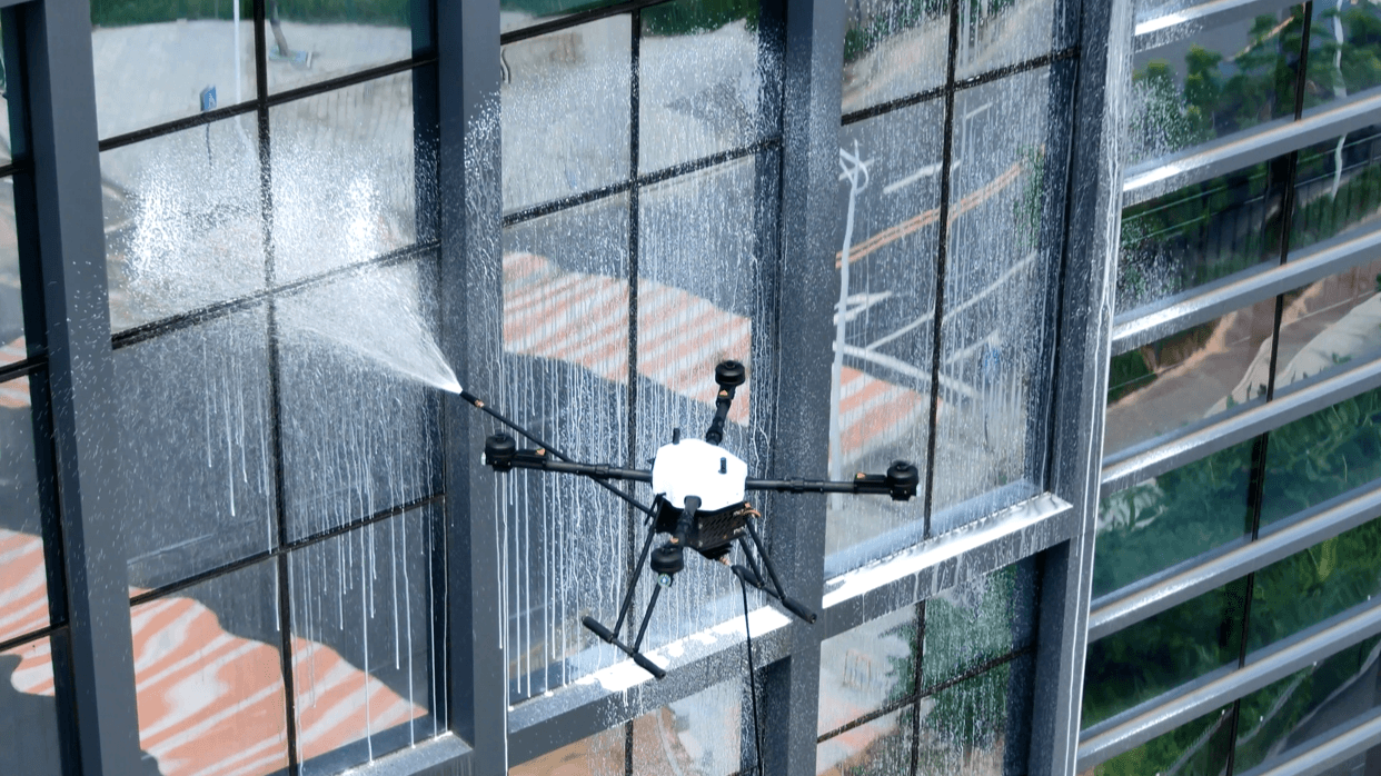 Facade & Window Cleaning Drone — alternate view