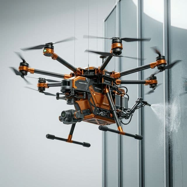 Facade & Window Cleaning Drone