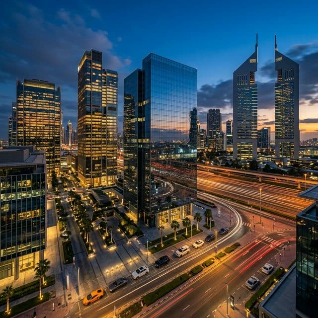 Dubai business district — Orient Bridge Trading